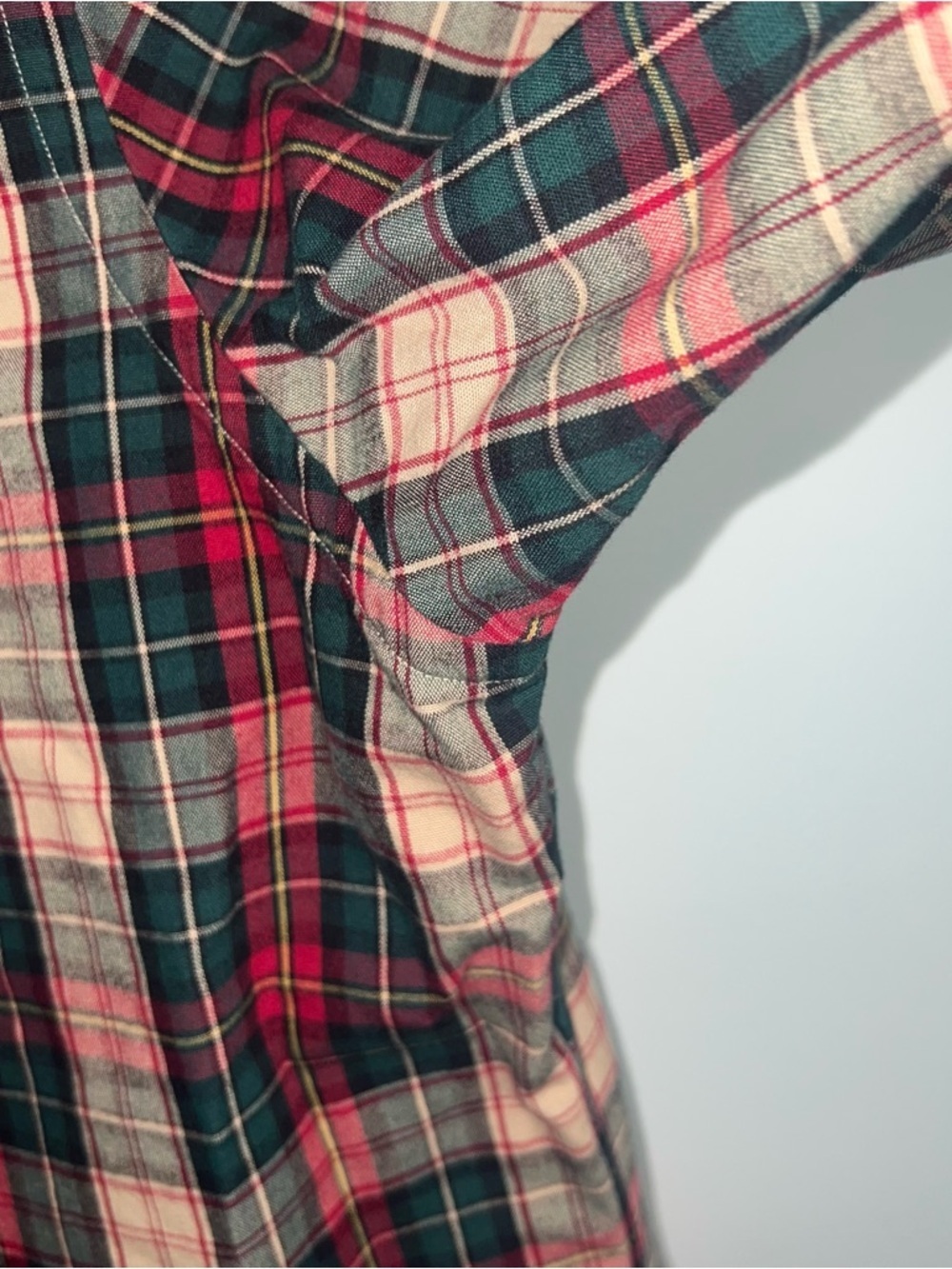 Polo Ralph Lauren Classic Fit Plaid Button-Down Shirt Red Green Tartan Men’s L - Picture 8 of 14